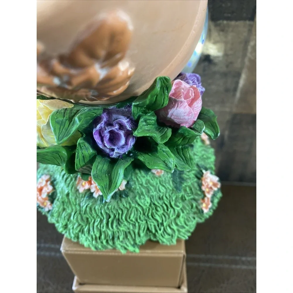 Easter Basket Eggs Chick Snow Globe 6